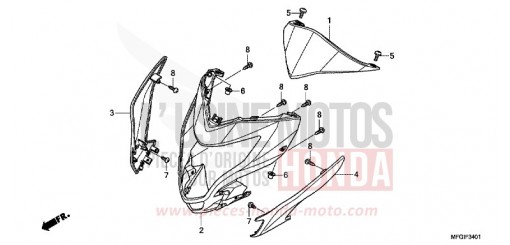 WINDLAUF (2) CB600FB de 2011